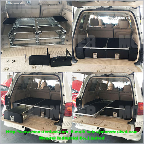 Monster4wd Rear Drawer System 4x4 Accessories Rear Storage Box
